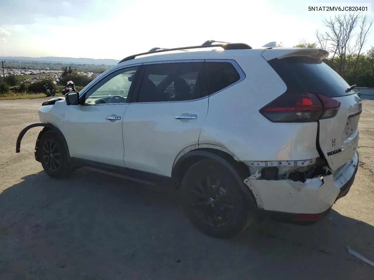 2018 Nissan Rogue S VIN: 5N1AT2MV6JC820401 Lot: 74283454