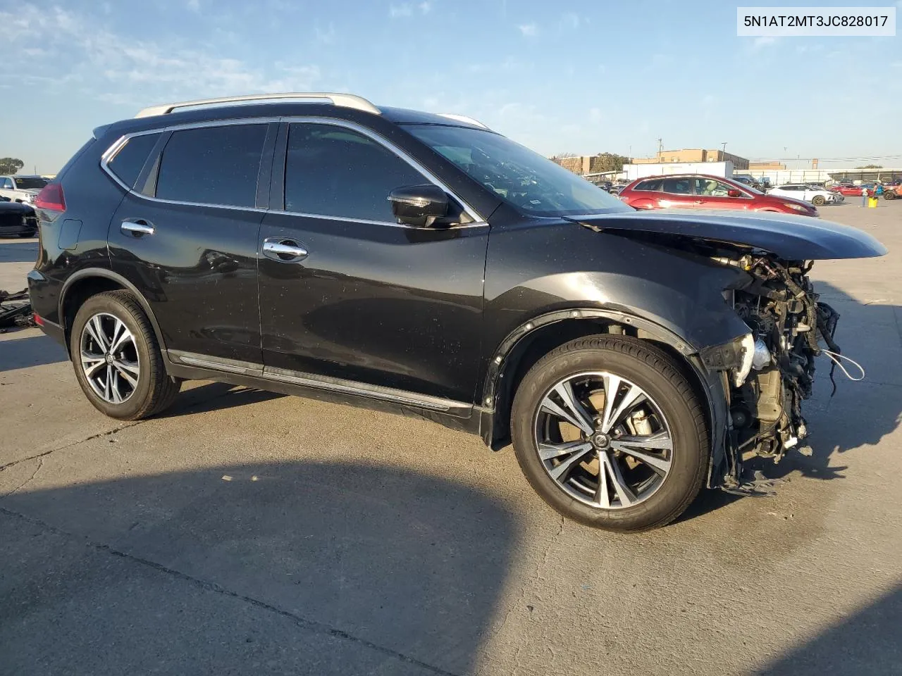 2018 Nissan Rogue S VIN: 5N1AT2MT3JC828017 Lot: 74294284