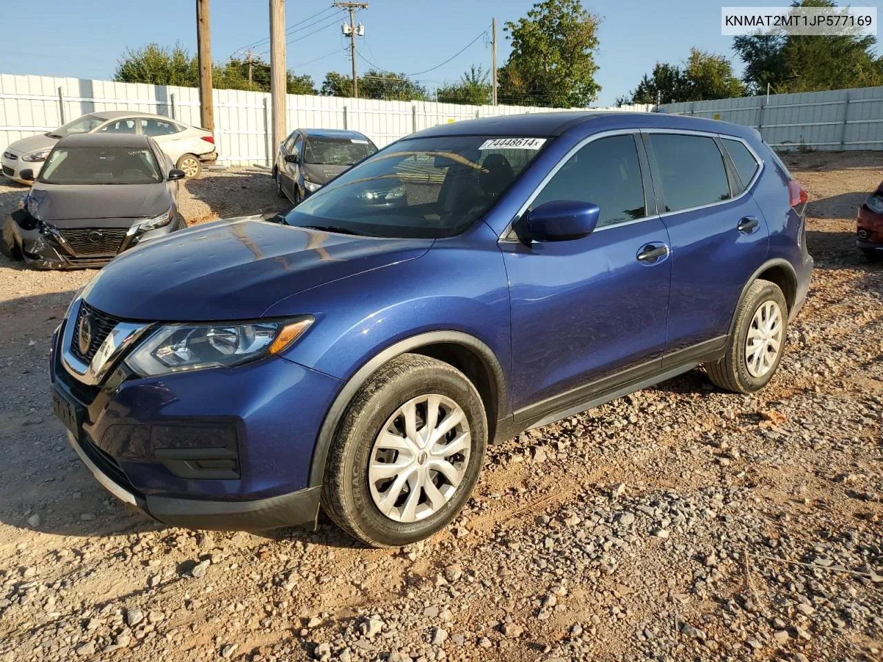 2018 Nissan Rogue S VIN: KNMAT2MT1JP577169 Lot: 74448614