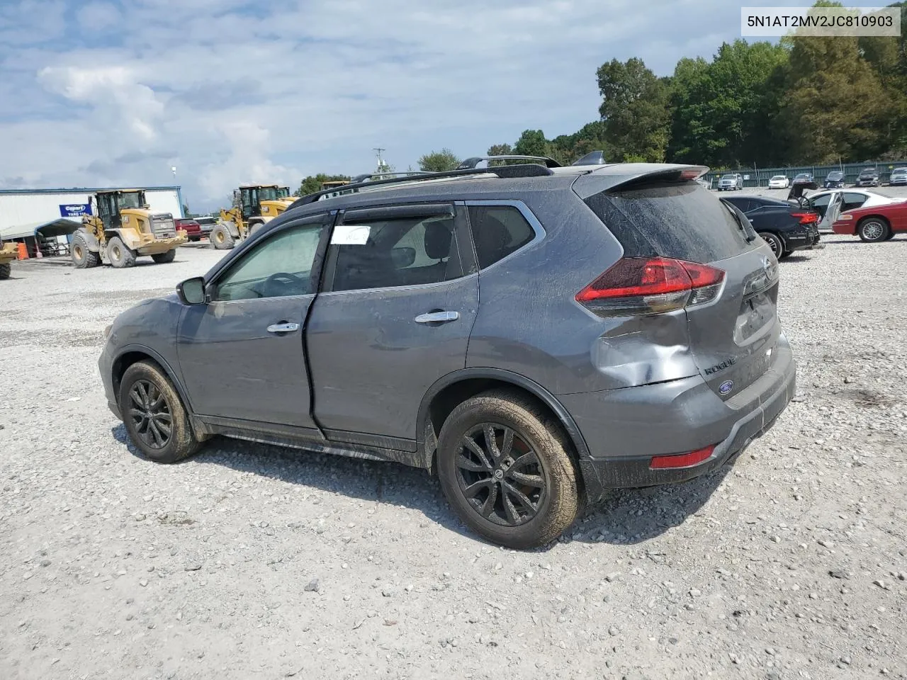 2018 Nissan Rogue S VIN: 5N1AT2MV2JC810903 Lot: 74616004