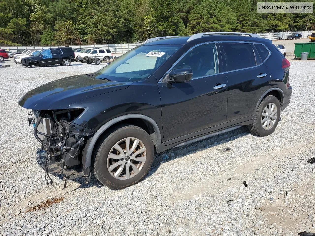 2018 Nissan Rogue S VIN: JN8AT2MV5JW317823 Lot: 74689964