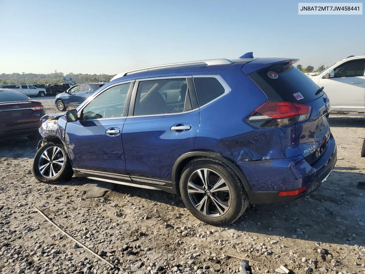 2018 Nissan Rogue S VIN: JN8AT2MT7JW458441 Lot: 74943494