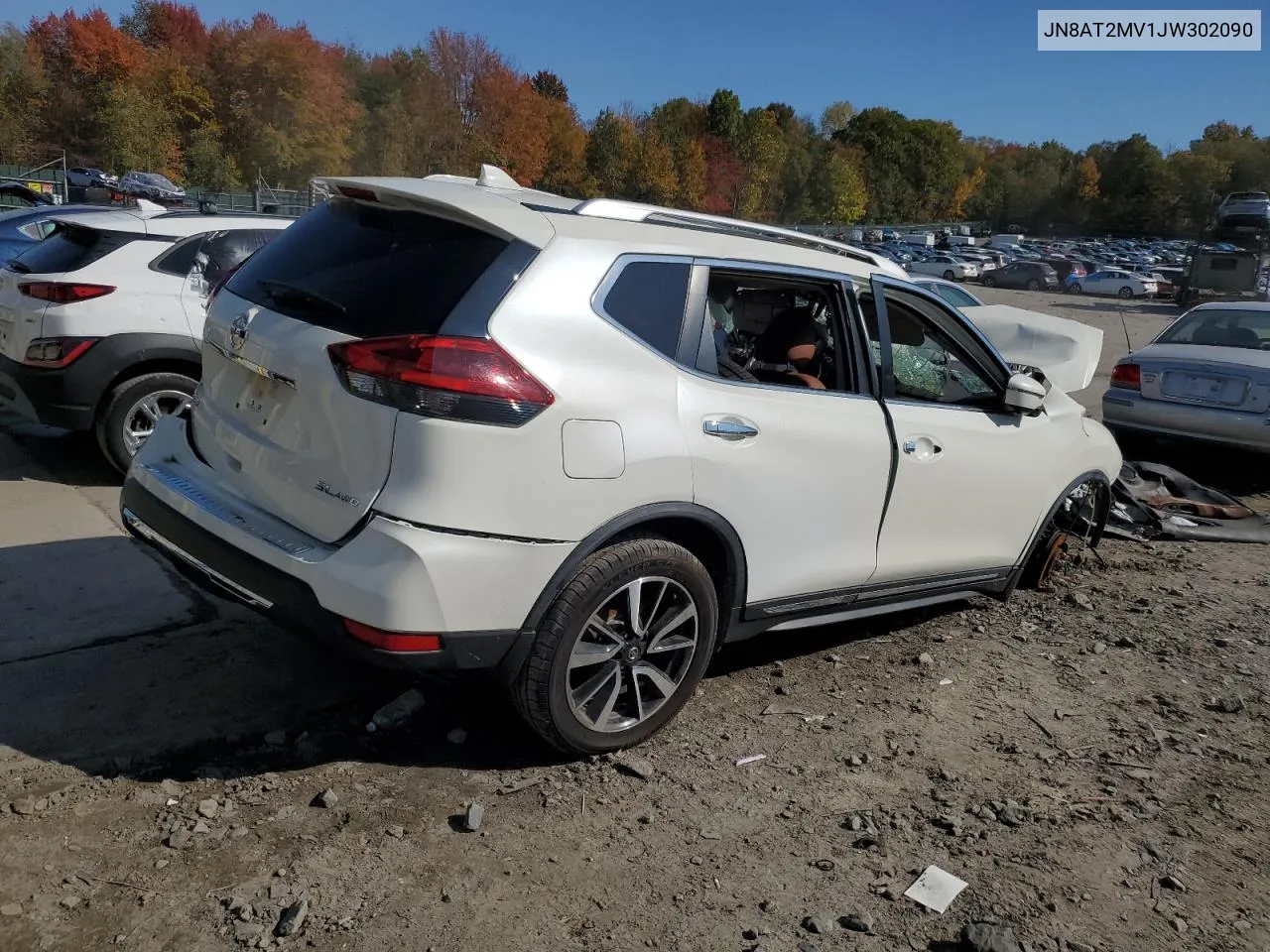 2018 Nissan Rogue S VIN: JN8AT2MV1JW302090 Lot: 74986554