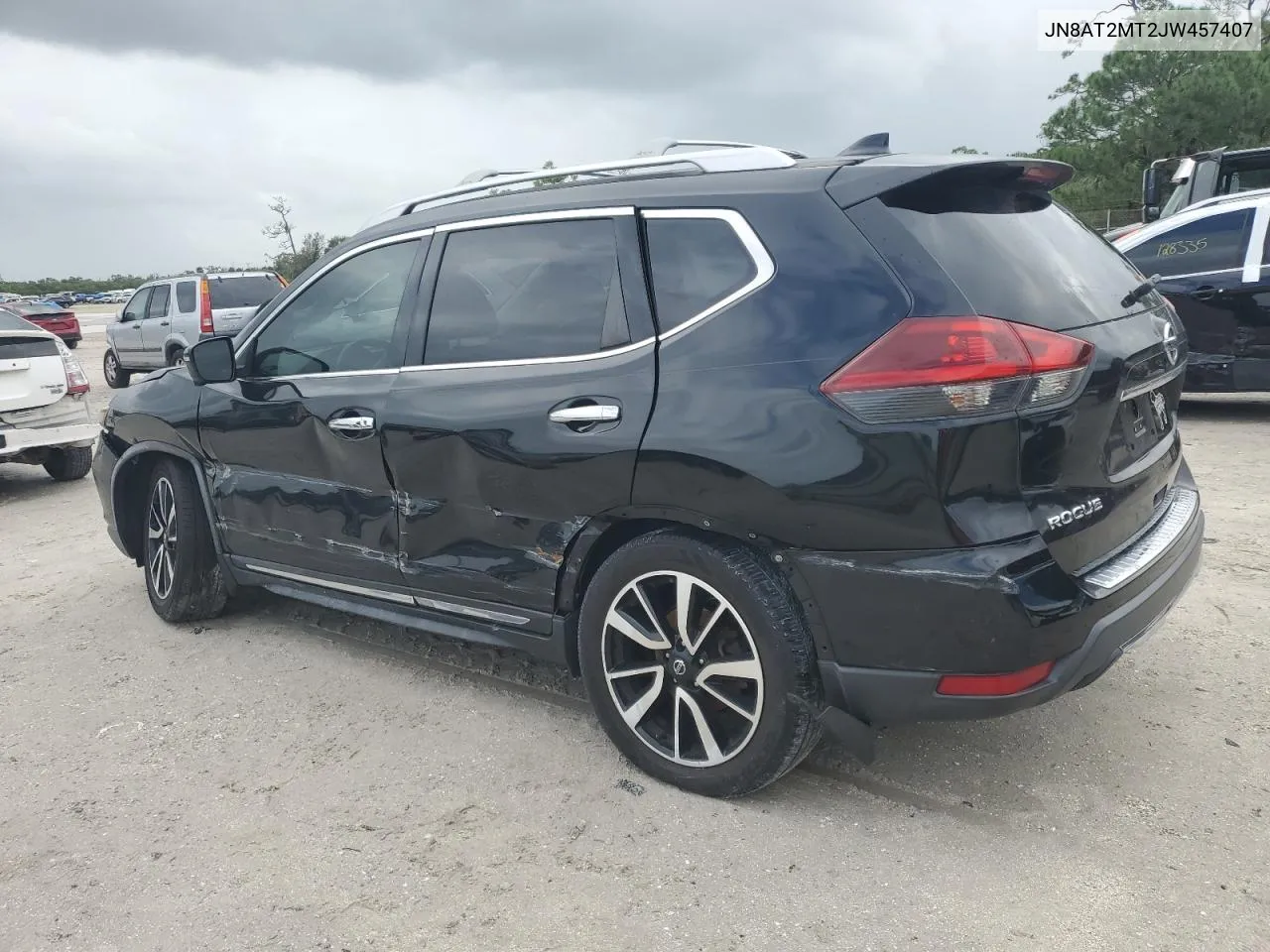 2018 Nissan Rogue S VIN: JN8AT2MT2JW457407 Lot: 75122284