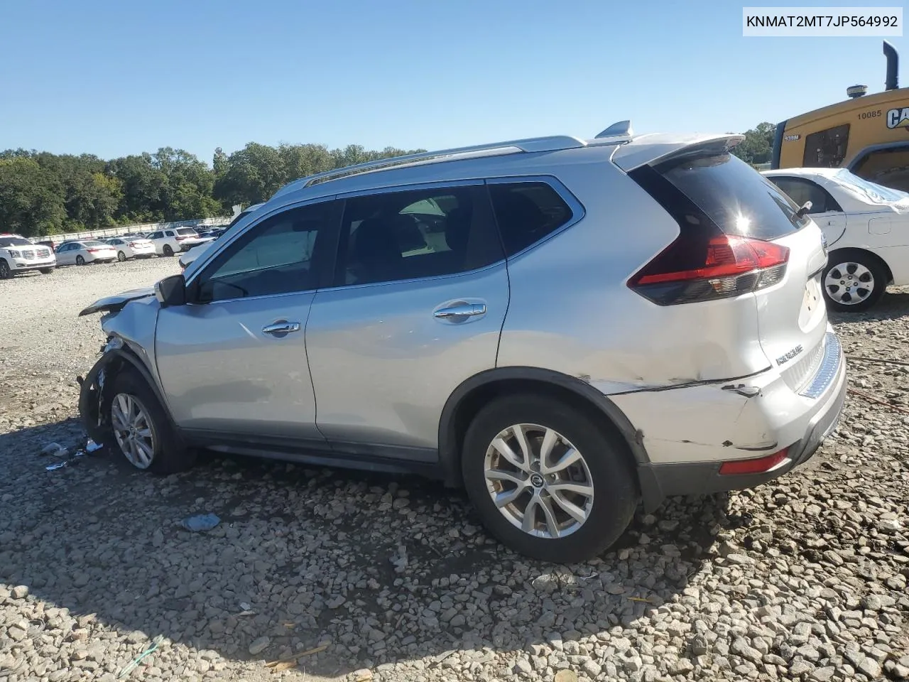 2018 Nissan Rogue S VIN: KNMAT2MT7JP564992 Lot: 75651204