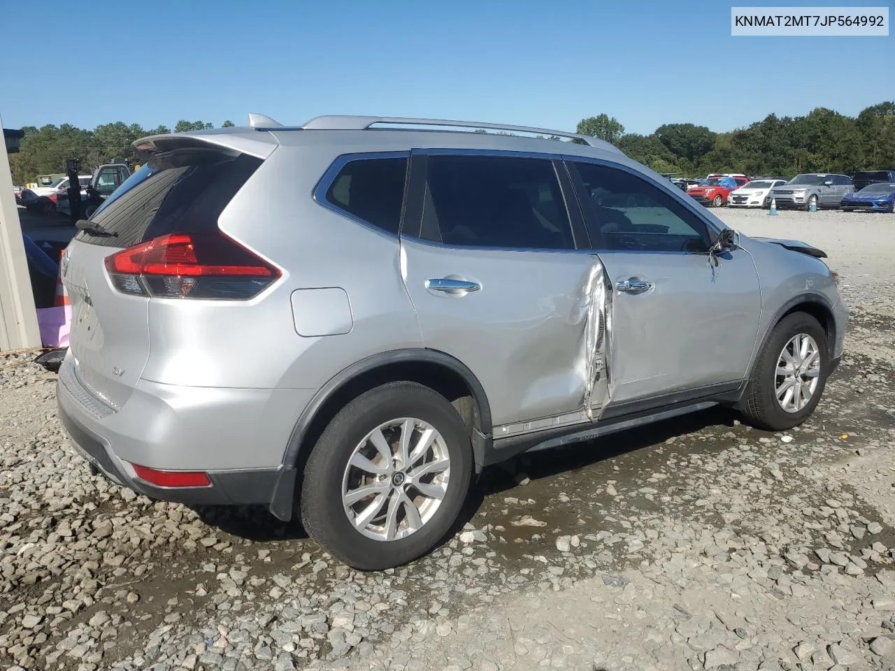 2018 Nissan Rogue S VIN: KNMAT2MT7JP564992 Lot: 75651204