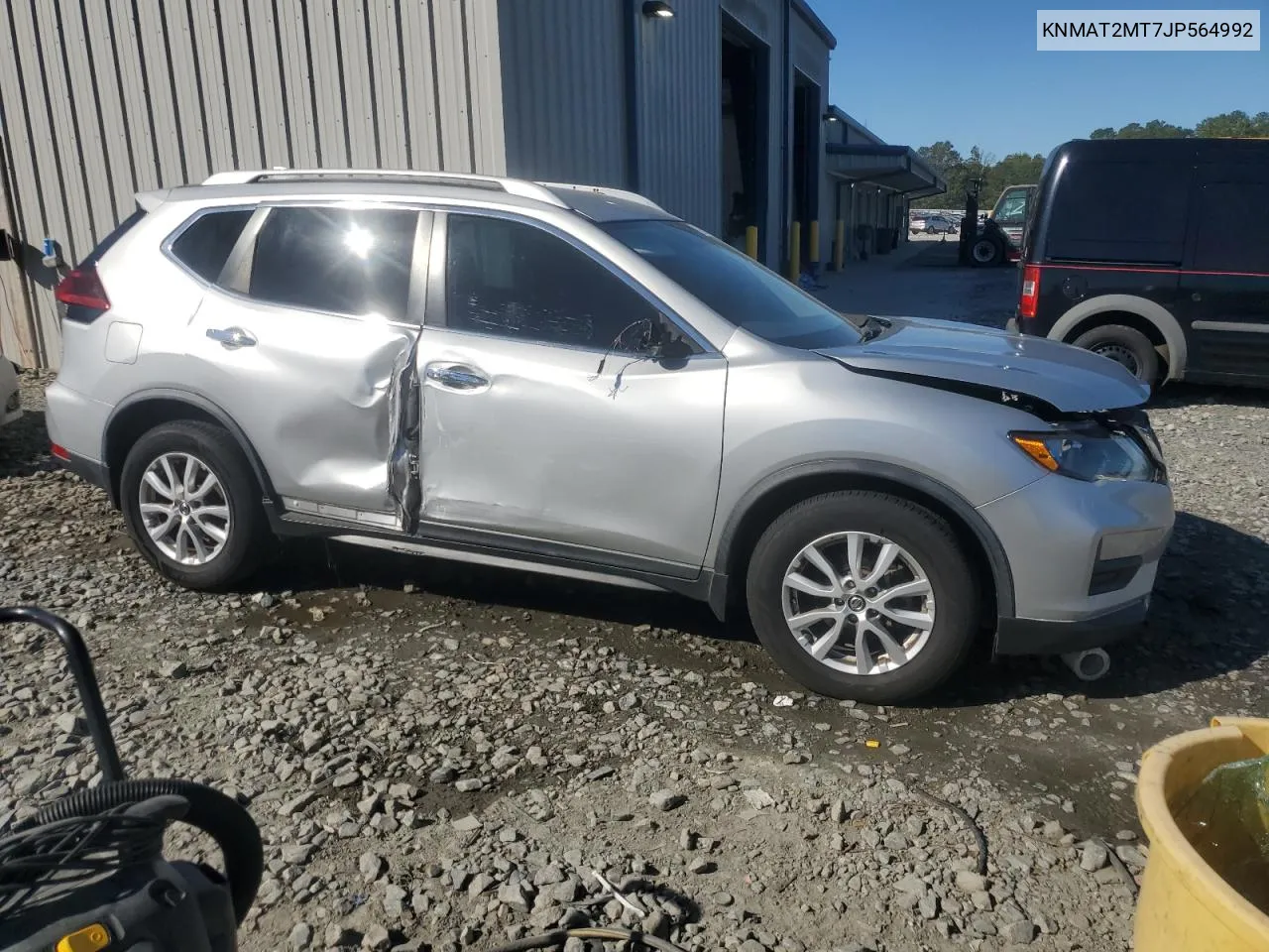 2018 Nissan Rogue S VIN: KNMAT2MT7JP564992 Lot: 75651204