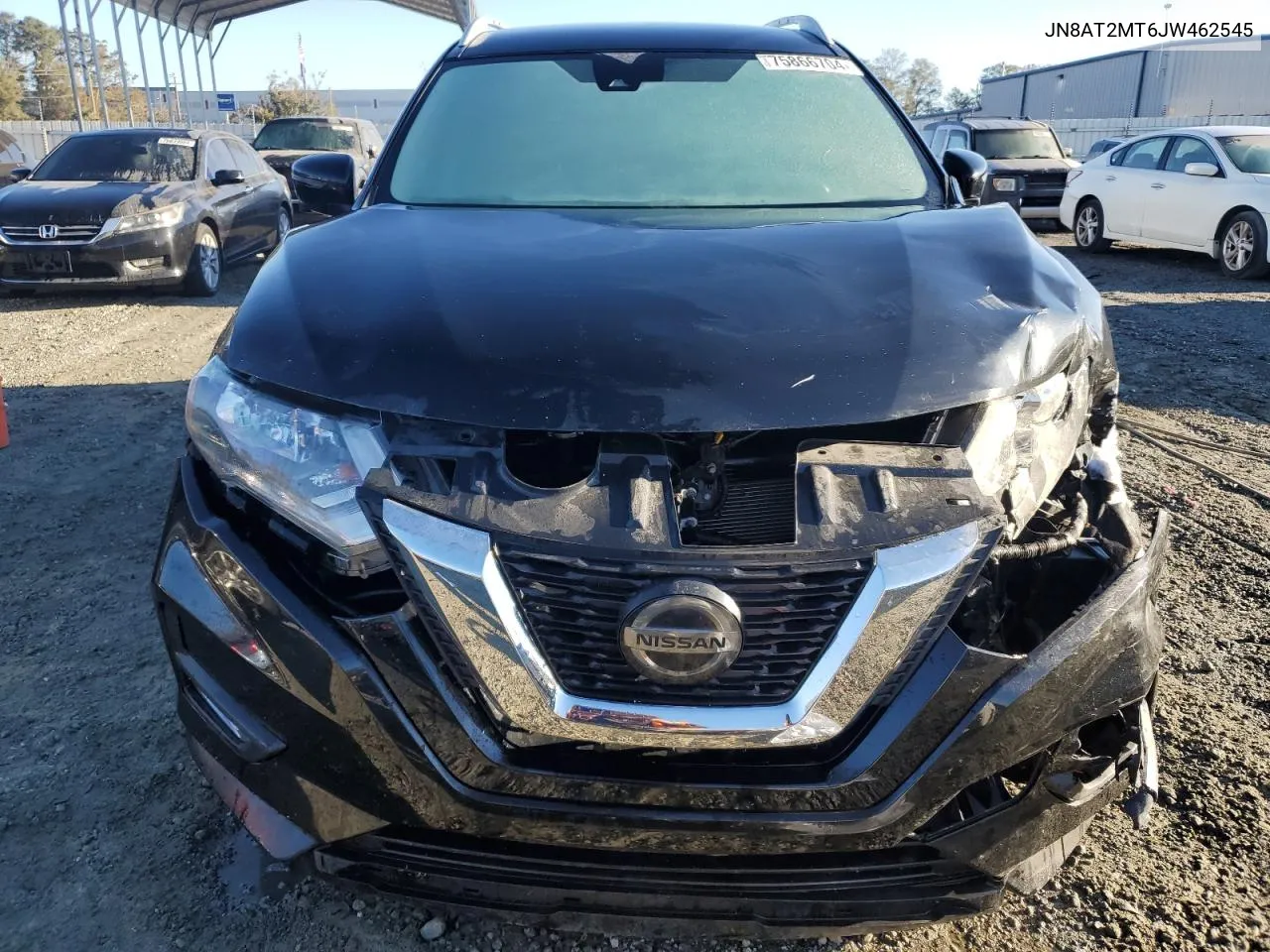 2018 Nissan Rogue S VIN: JN8AT2MT6JW462545 Lot: 75866704