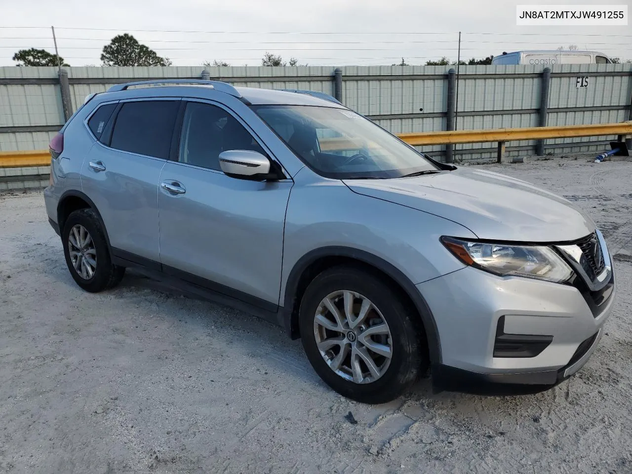 2018 Nissan Rogue S VIN: JN8AT2MTXJW491255 Lot: 75884904