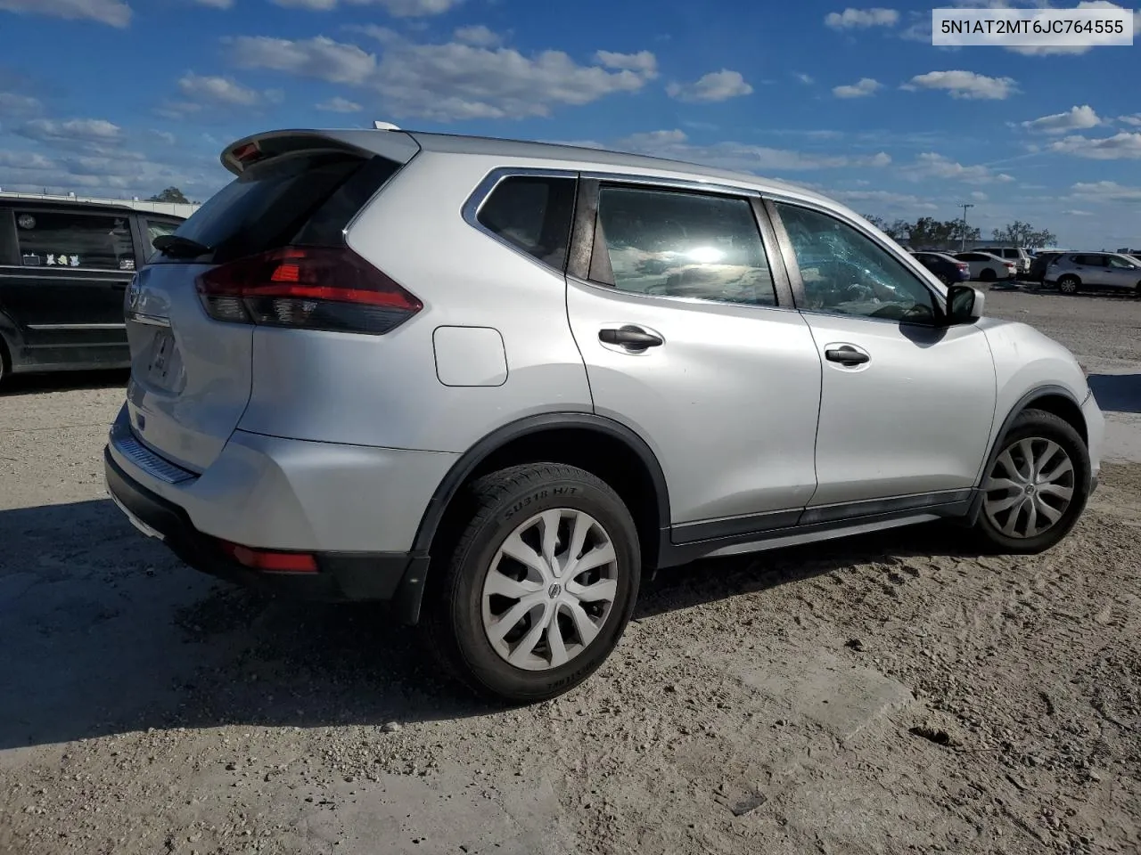 2018 Nissan Rogue S VIN: 5N1AT2MT6JC764555 Lot: 76308714