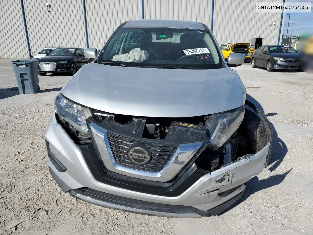 2018 Nissan Rogue S VIN: 5N1AT2MT6JC764555 Lot: 76308714