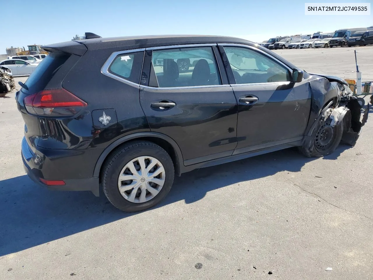 2018 Nissan Rogue S VIN: 5N1AT2MT2JC749535 Lot: 76322324