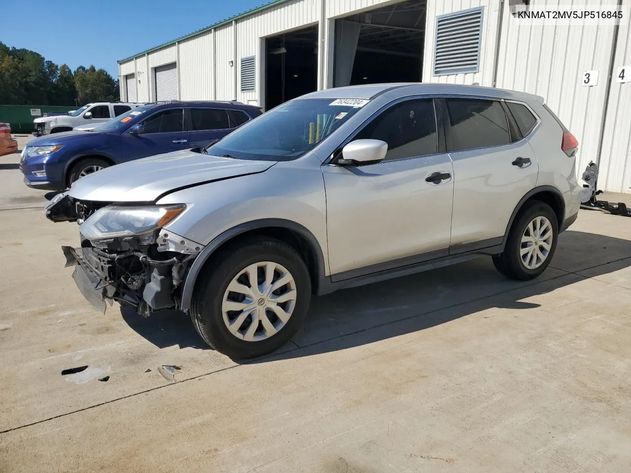 2018 Nissan Rogue S VIN: KNMAT2MV5JP516845 Lot: 76342204