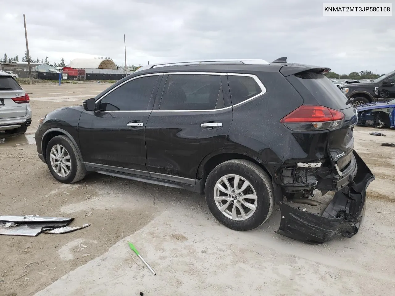 2018 Nissan Rogue S VIN: KNMAT2MT3JP580168 Lot: 76560464