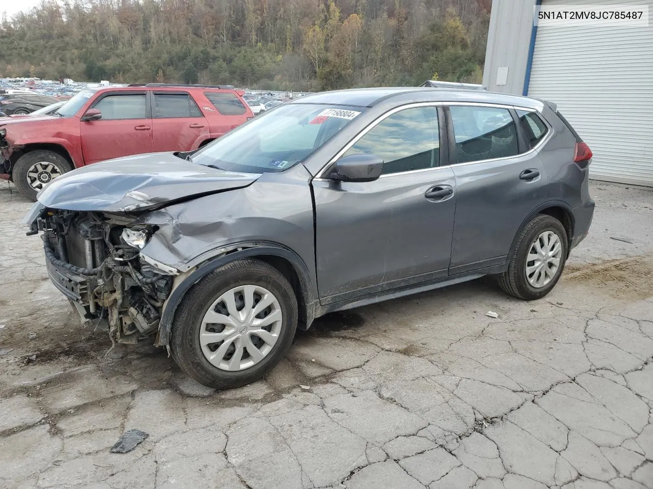 2018 Nissan Rogue S VIN: 5N1AT2MV8JC785487 Lot: 77198804