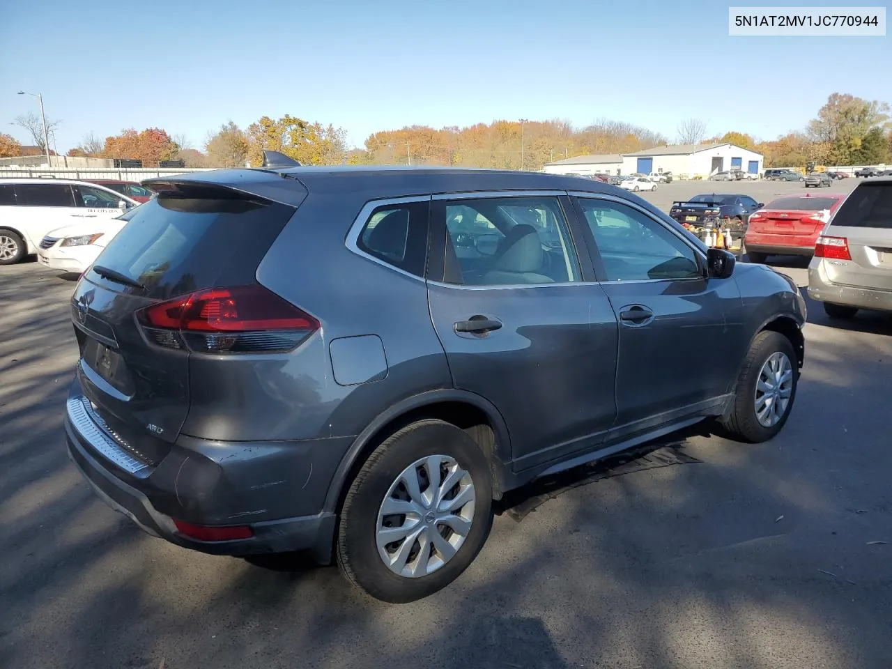 2018 Nissan Rogue S VIN: 5N1AT2MV1JC770944 Lot: 77610524