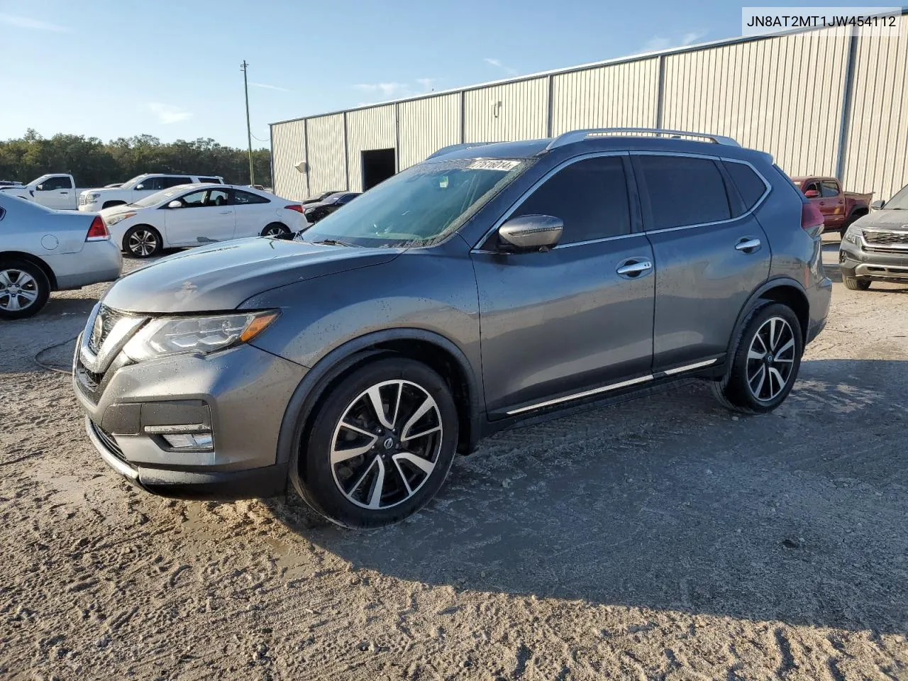 2018 Nissan Rogue S VIN: JN8AT2MT1JW454112 Lot: 77616014