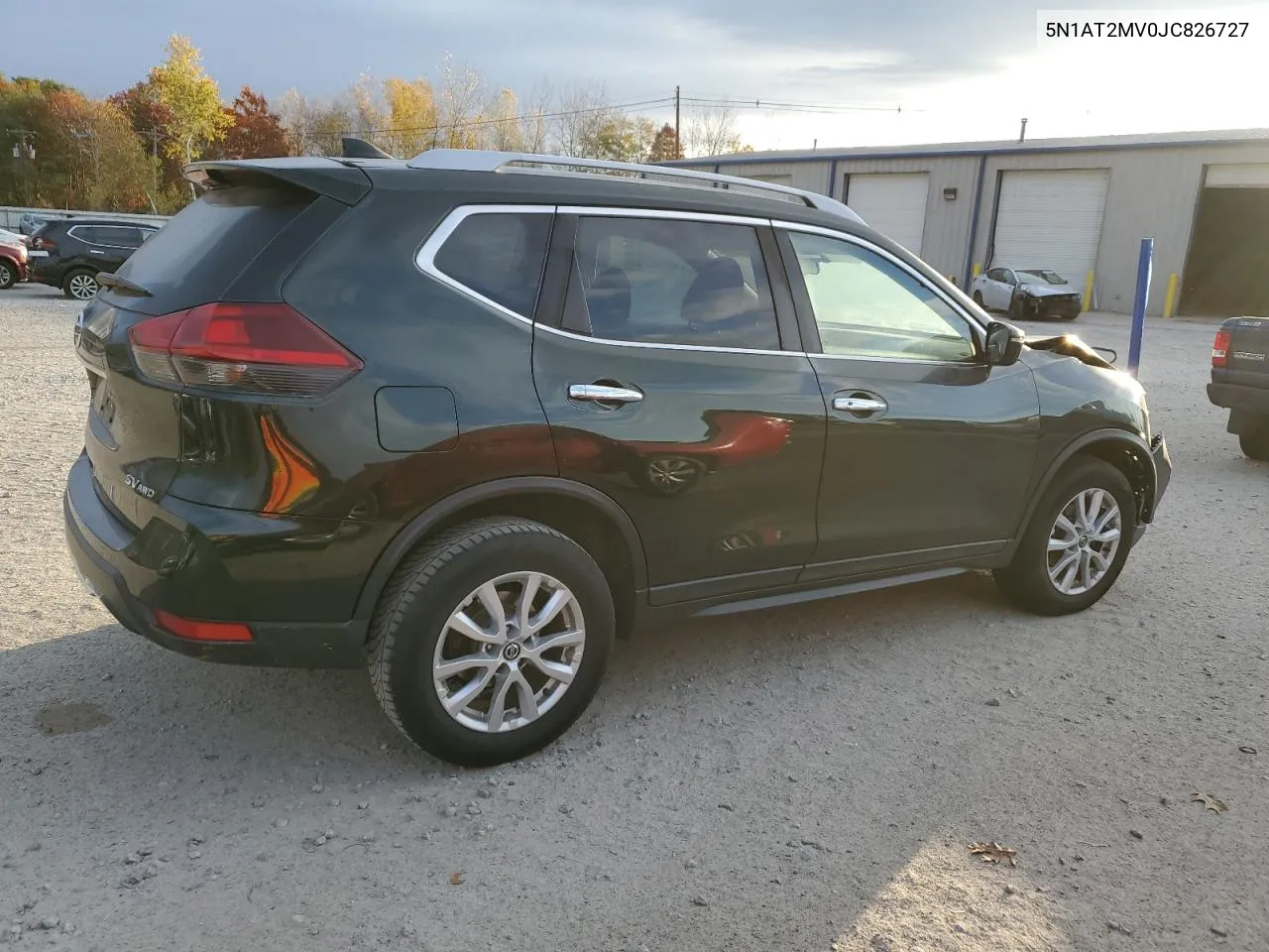 2018 Nissan Rogue S VIN: 5N1AT2MV0JC826727 Lot: 77661834