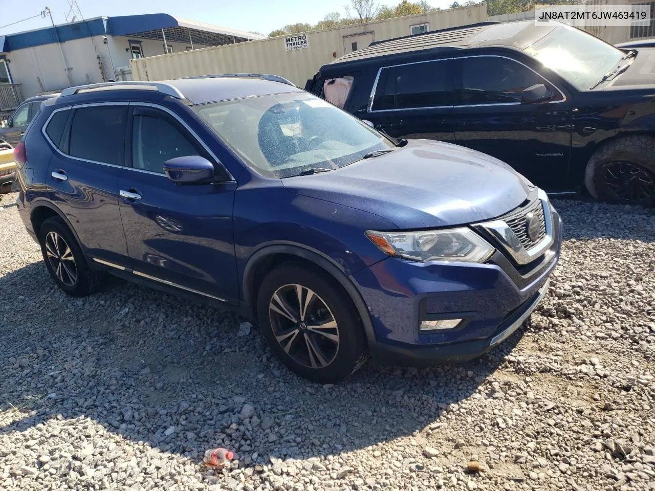 2018 Nissan Rogue S VIN: JN8AT2MT6JW463419 Lot: 77747694