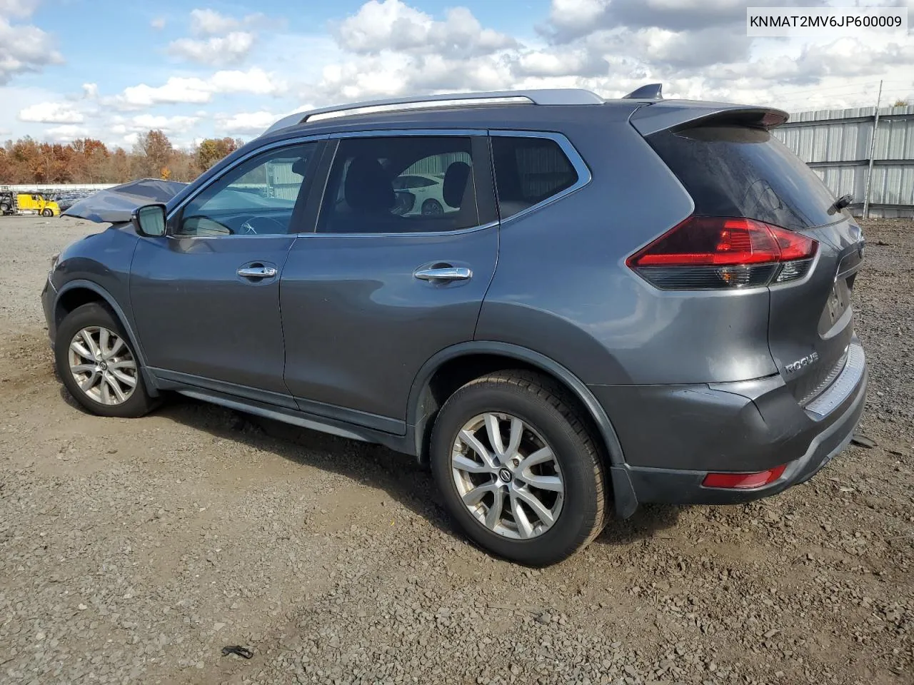 2018 Nissan Rogue S VIN: KNMAT2MV6JP600009 Lot: 77901934