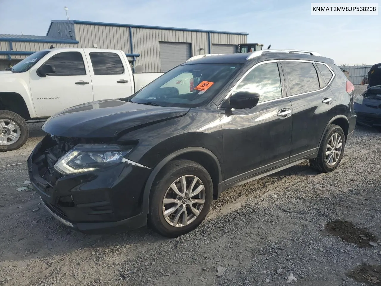 2018 Nissan Rogue S VIN: KNMAT2MV8JP538208 Lot: 77942204