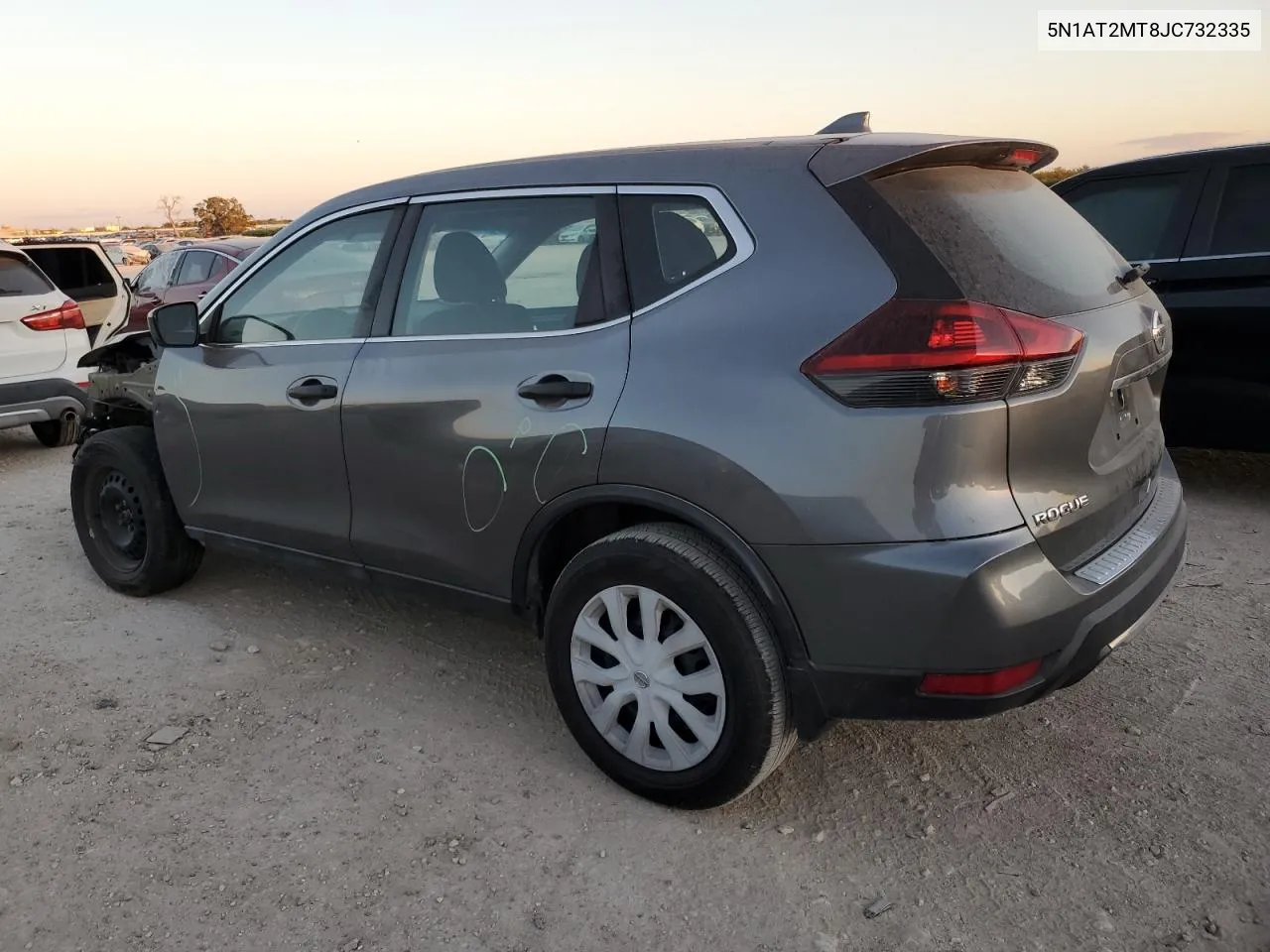 2018 Nissan Rogue S VIN: 5N1AT2MT8JC732335 Lot: 77974444