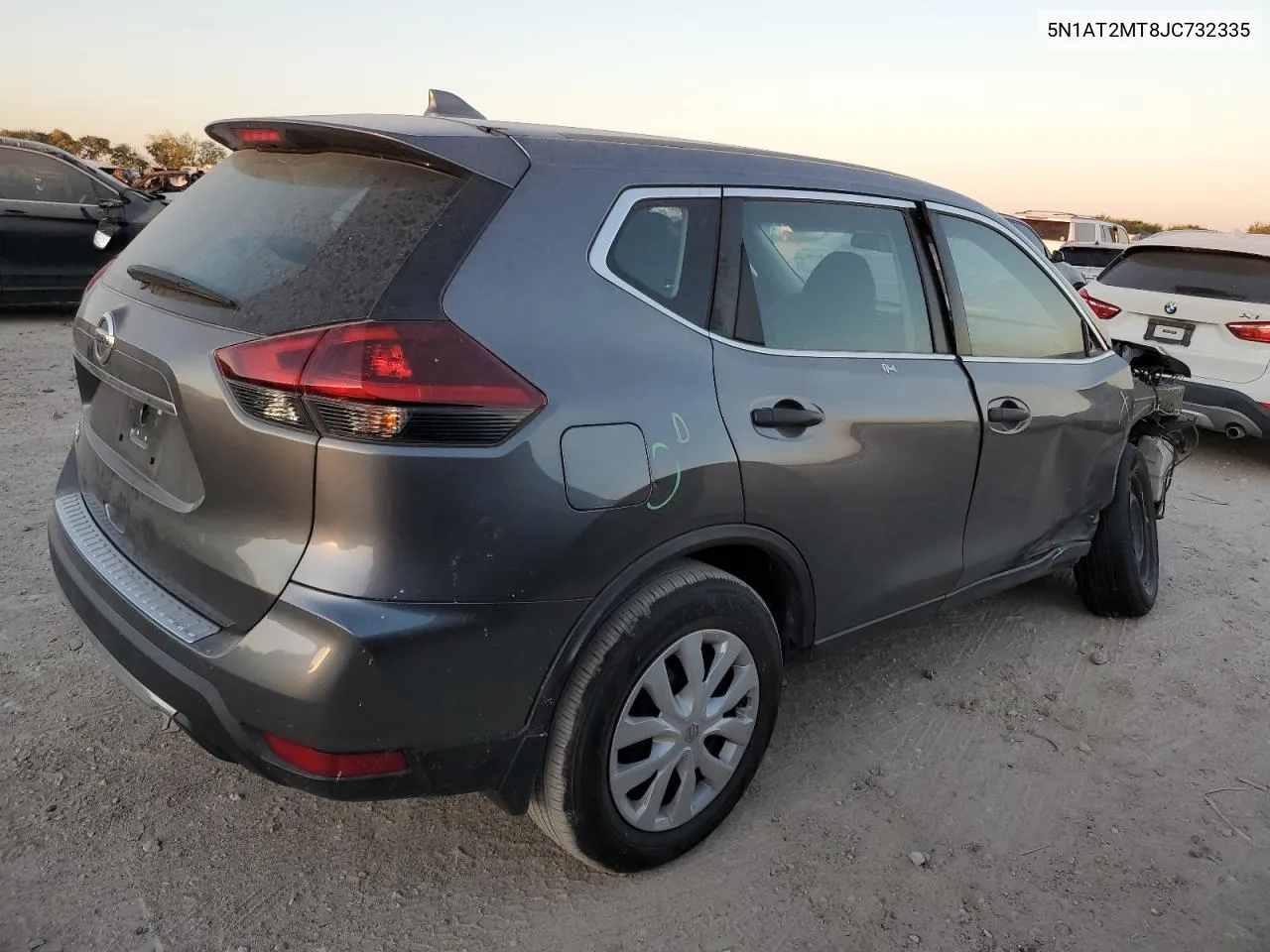 2018 Nissan Rogue S VIN: 5N1AT2MT8JC732335 Lot: 77974444