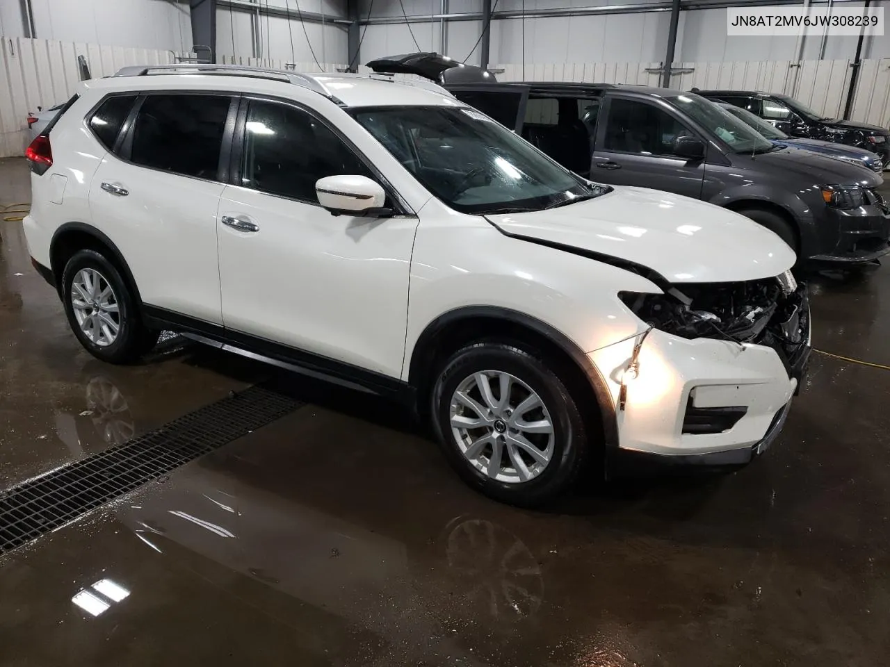 2018 Nissan Rogue S VIN: JN8AT2MV6JW308239 Lot: 78068494