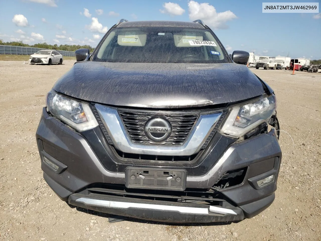 2018 Nissan Rogue S VIN: JN8AT2MT3JW462969 Lot: 78072834