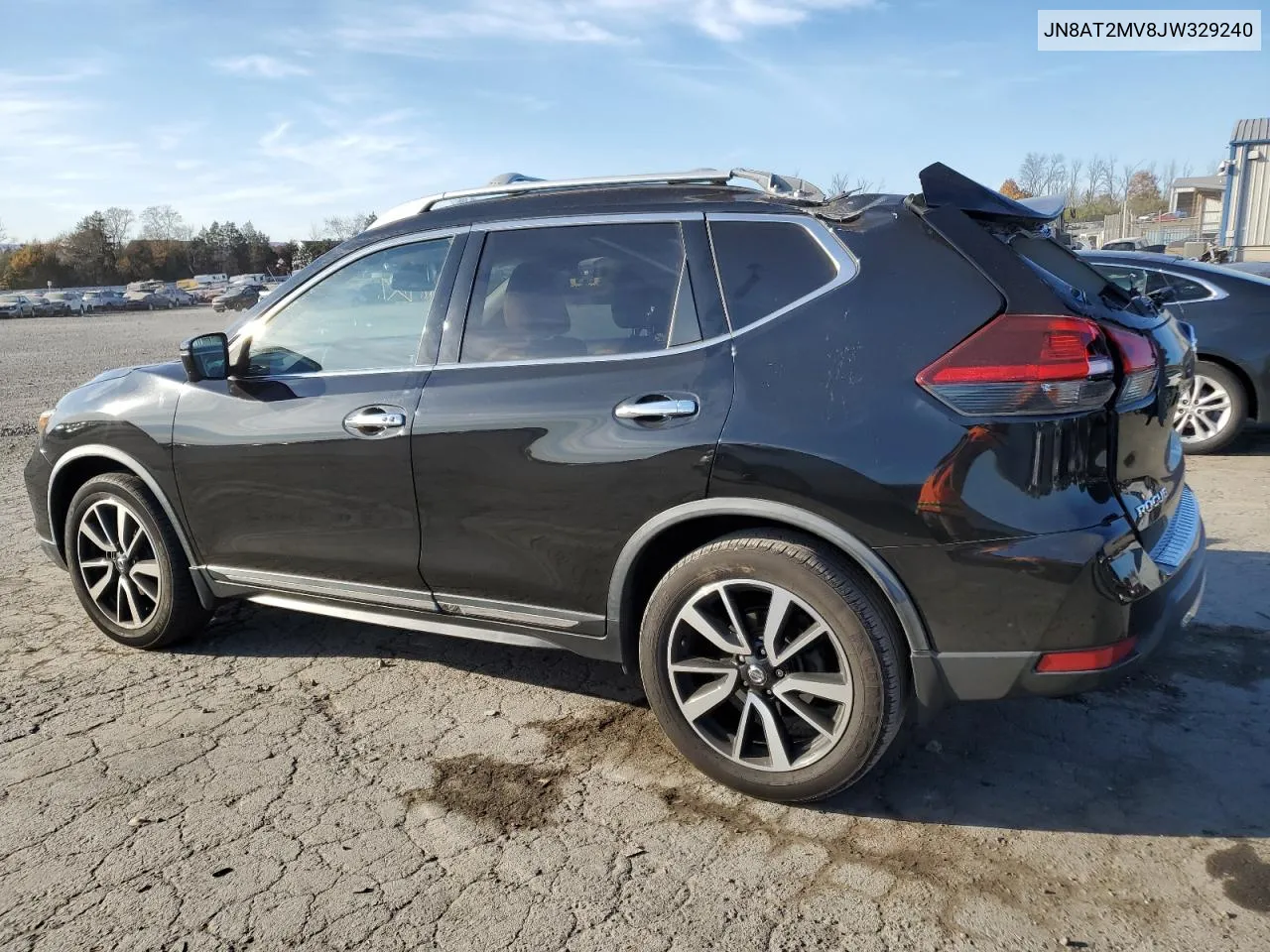 2018 Nissan Rogue S VIN: JN8AT2MV8JW329240 Lot: 78166194