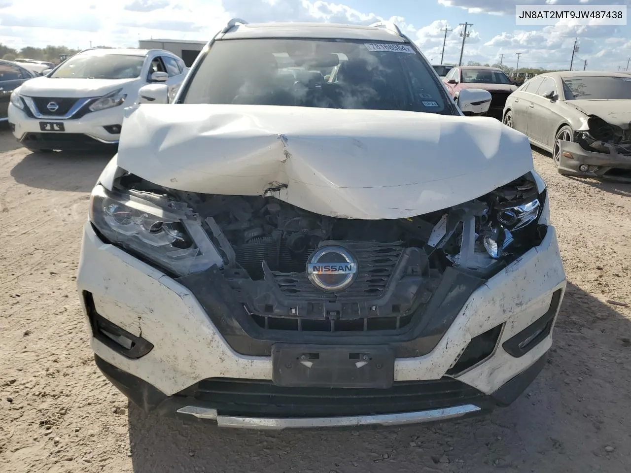 2018 Nissan Rogue S VIN: JN8AT2MT9JW487438 Lot: 78168984