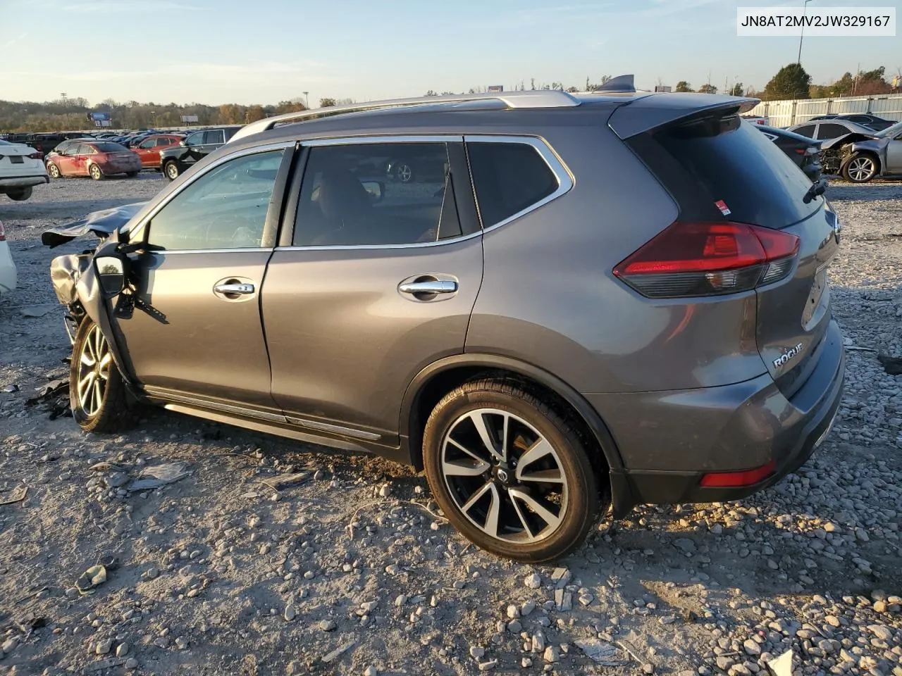 2018 Nissan Rogue S VIN: JN8AT2MV2JW329167 Lot: 78181894