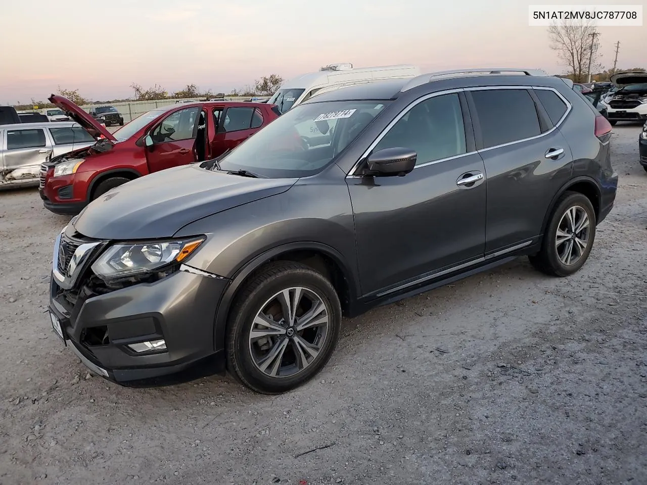 2018 Nissan Rogue S VIN: 5N1AT2MV8JC787708 Lot: 78279714