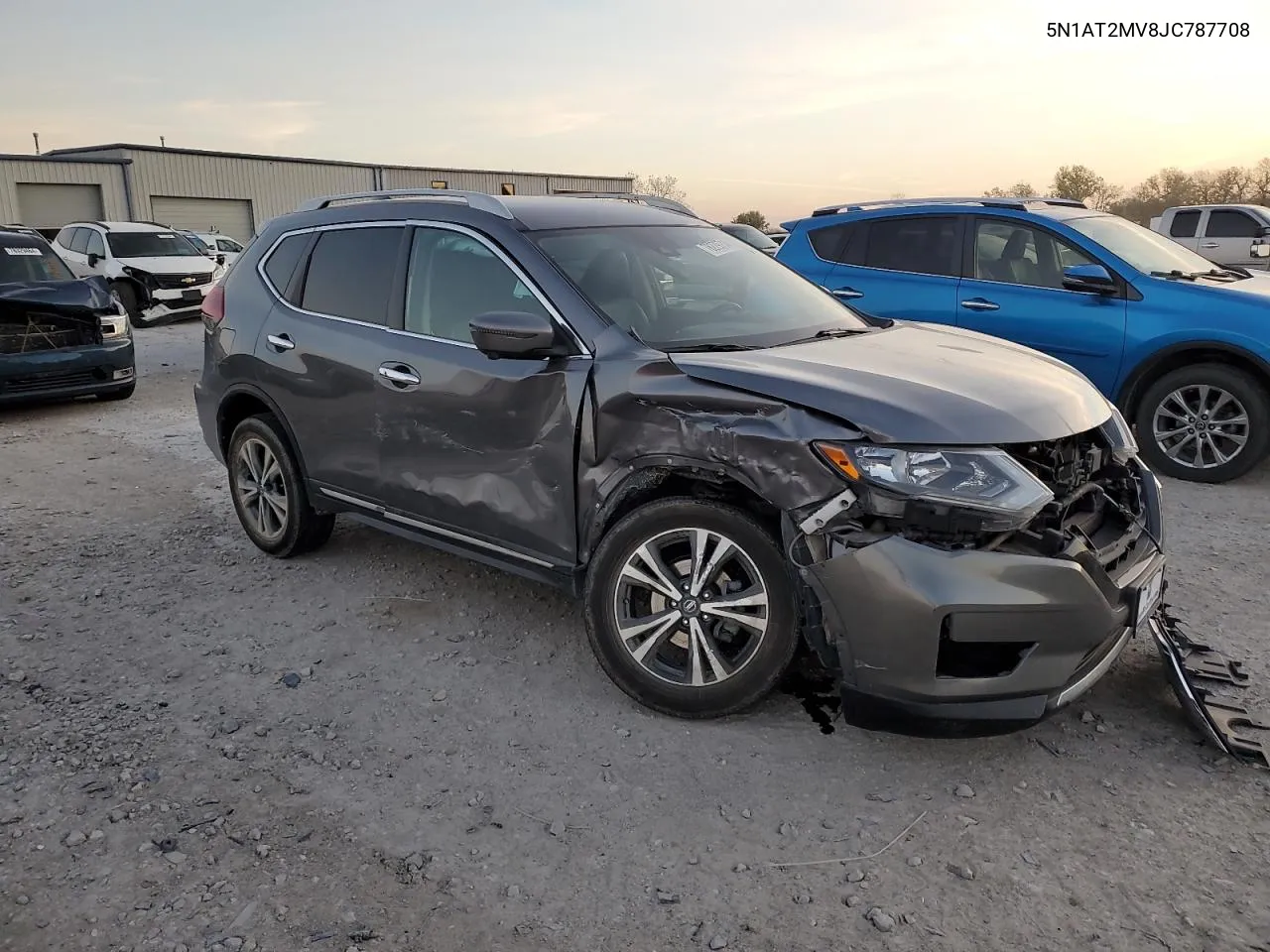 2018 Nissan Rogue S VIN: 5N1AT2MV8JC787708 Lot: 78279714