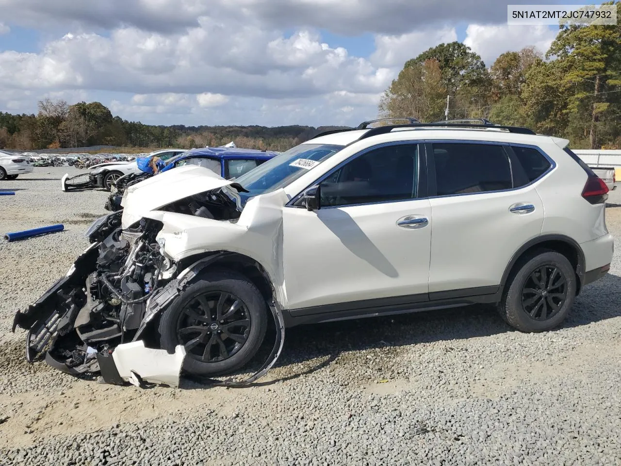 2018 Nissan Rogue S VIN: 5N1AT2MT2JC747932 Lot: 78426664