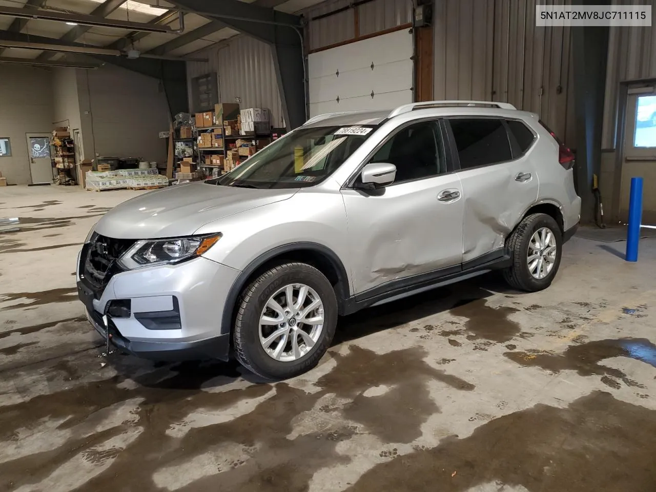 2018 Nissan Rogue S VIN: 5N1AT2MV8JC711115 Lot: 78819224