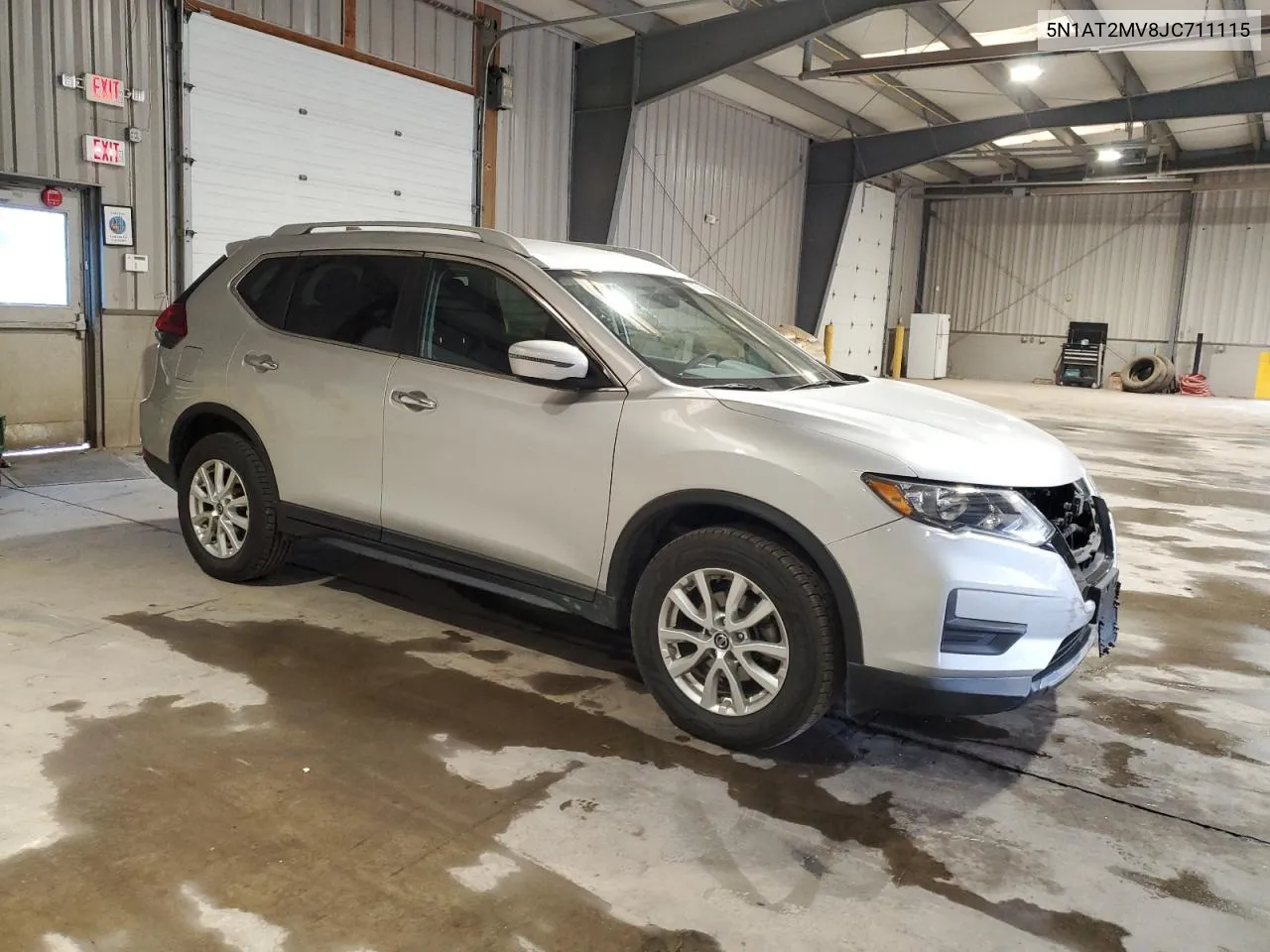 2018 Nissan Rogue S VIN: 5N1AT2MV8JC711115 Lot: 78819224