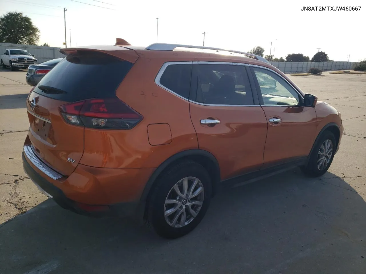 2018 Nissan Rogue S VIN: JN8AT2MTXJW460667 Lot: 78832504