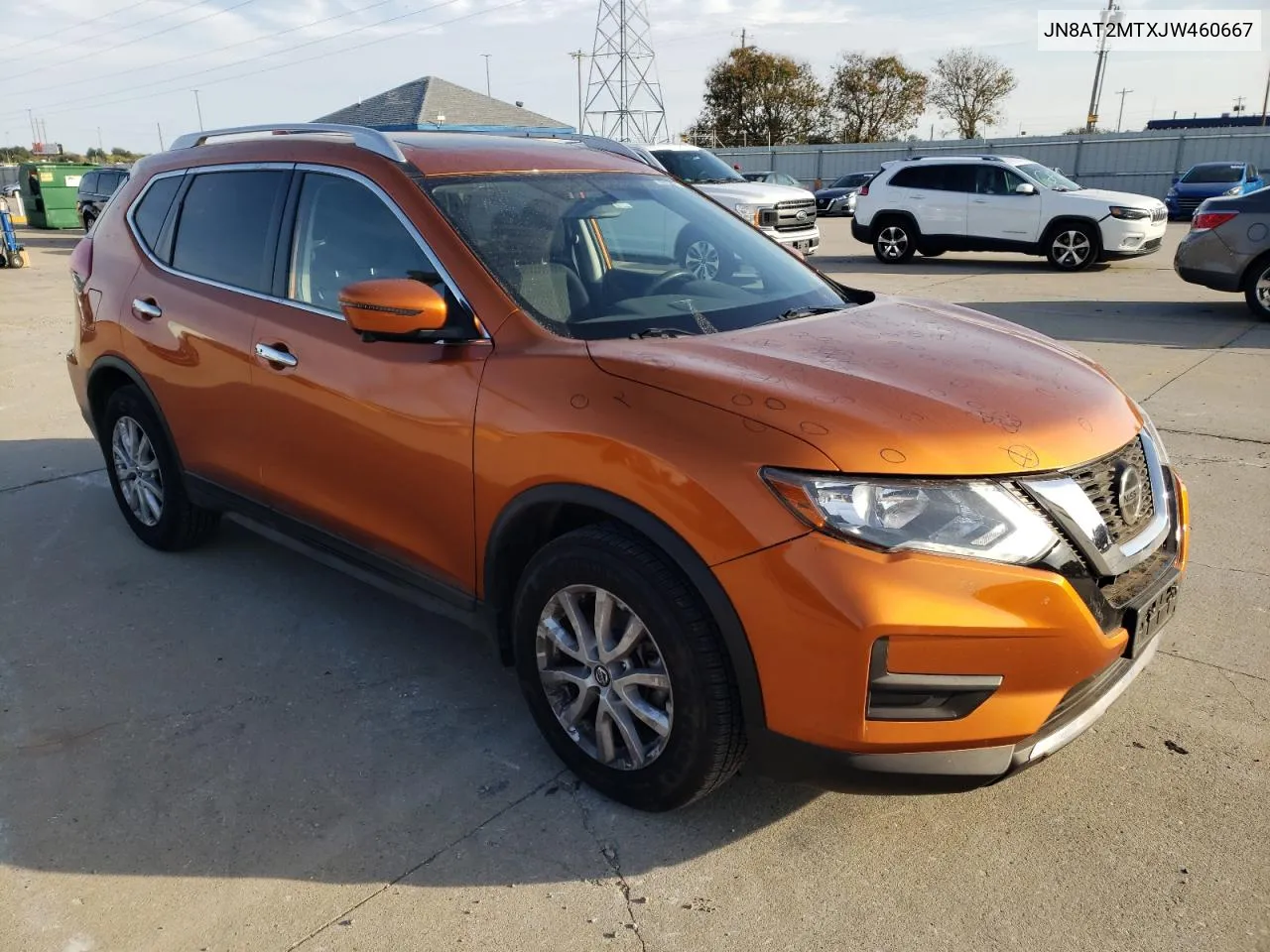 2018 Nissan Rogue S VIN: JN8AT2MTXJW460667 Lot: 78832504