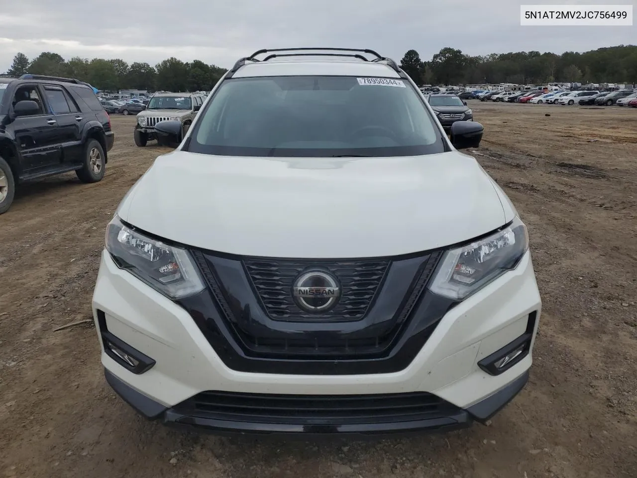 2018 Nissan Rogue S VIN: 5N1AT2MV2JC756499 Lot: 78950344