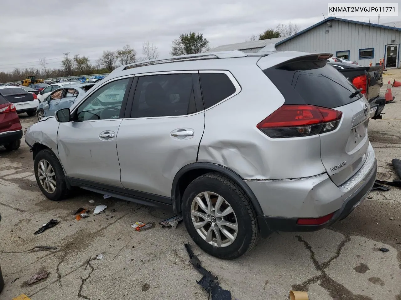 2018 Nissan Rogue S VIN: KNMAT2MV6JP611771 Lot: 79043824