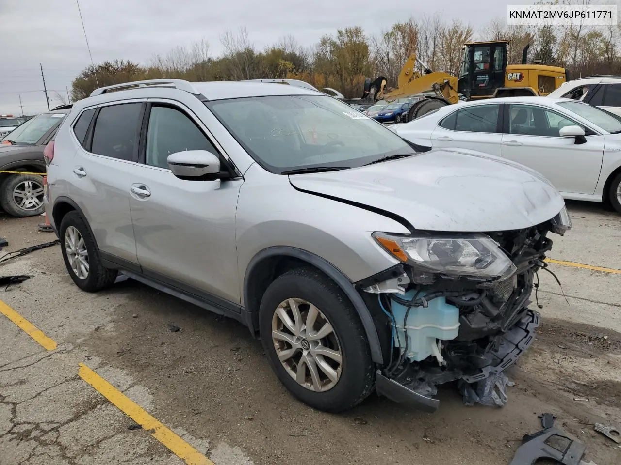 2018 Nissan Rogue S VIN: KNMAT2MV6JP611771 Lot: 79043824