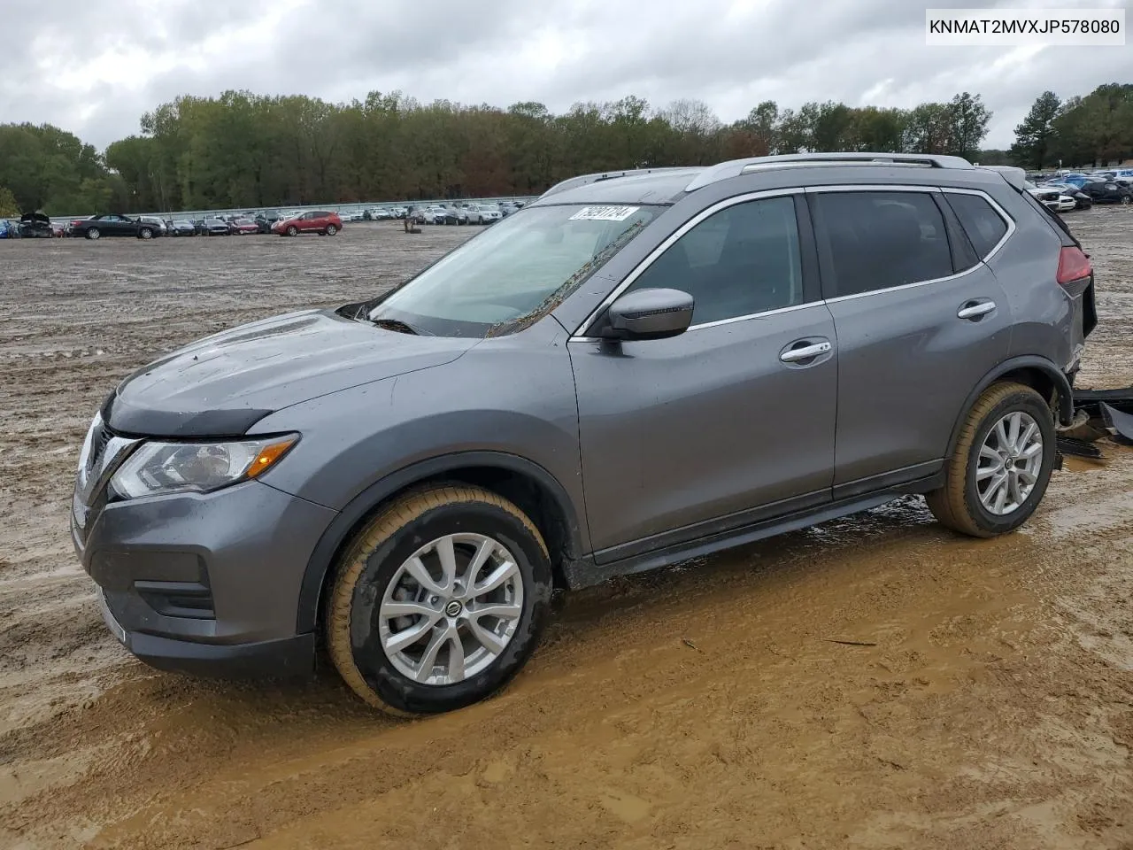 2018 Nissan Rogue S VIN: KNMAT2MVXJP578080 Lot: 79291724