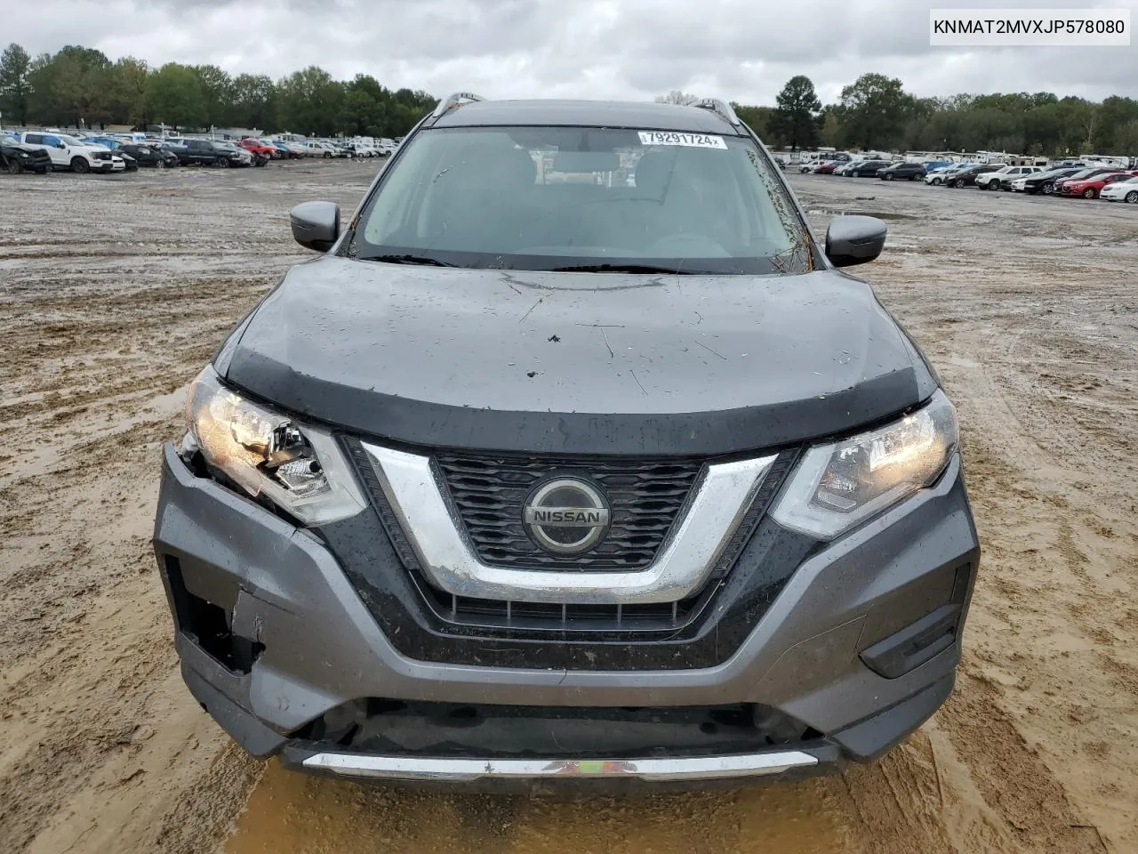 2018 Nissan Rogue S VIN: KNMAT2MVXJP578080 Lot: 79291724