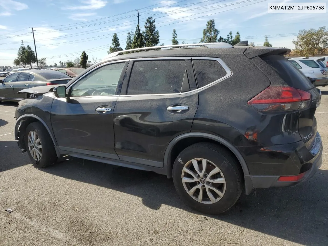 2018 Nissan Rogue S VIN: KNMAT2MT2JP606758 Lot: 79492174