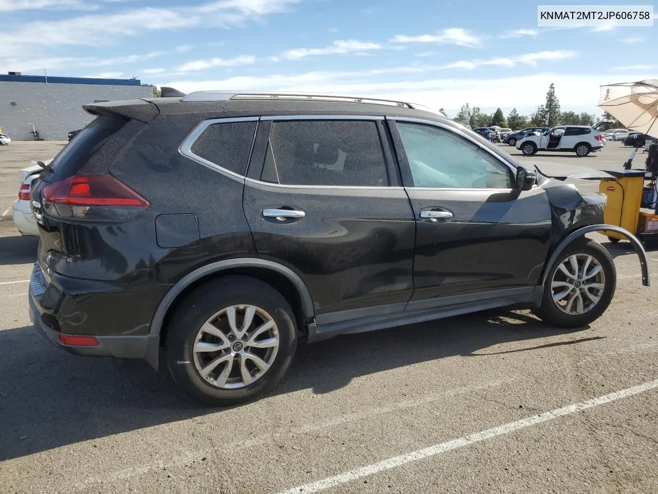 2018 Nissan Rogue S VIN: KNMAT2MT2JP606758 Lot: 79492174