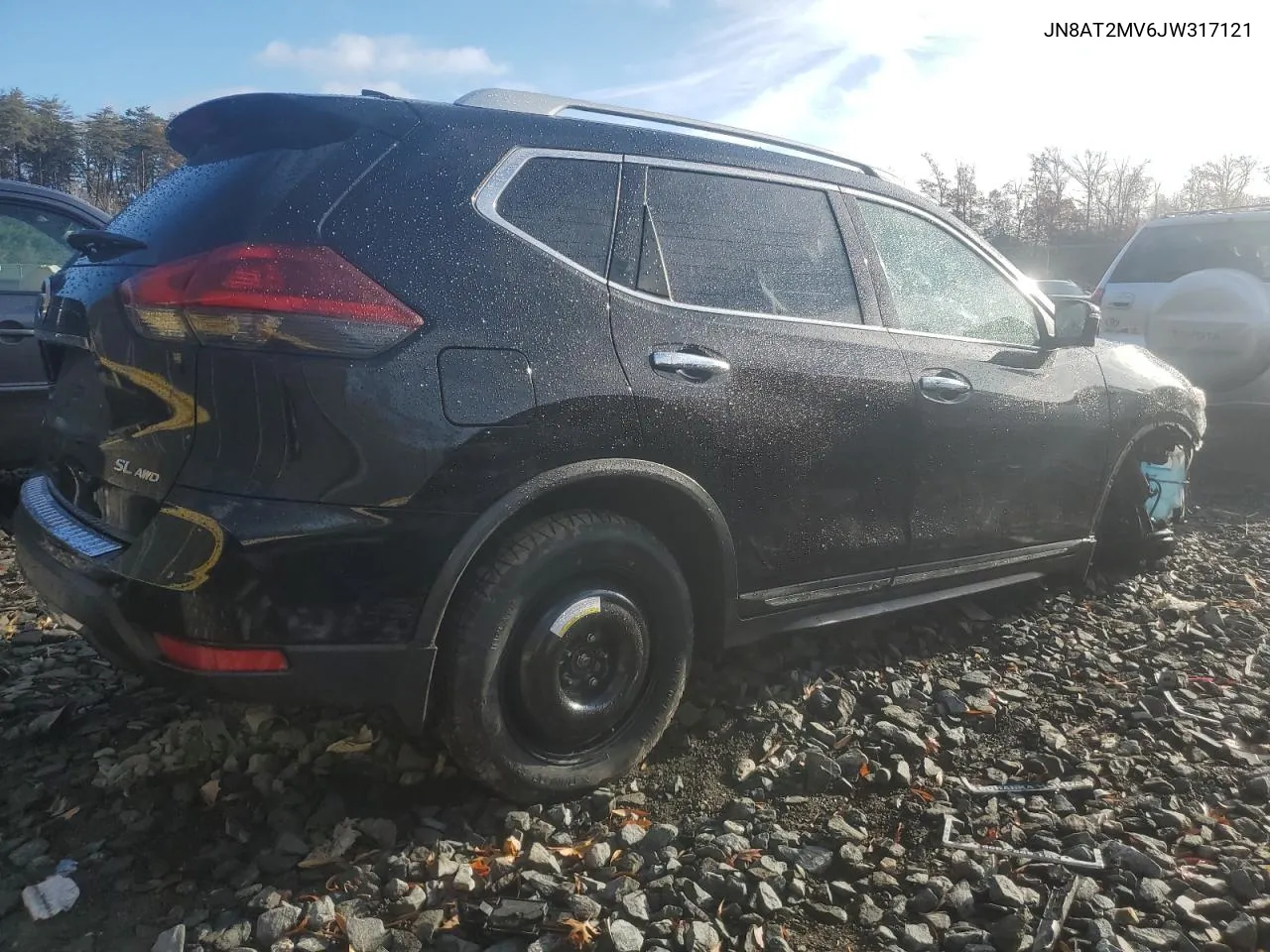 2018 Nissan Rogue S VIN: JN8AT2MV6JW317121 Lot: 79636374