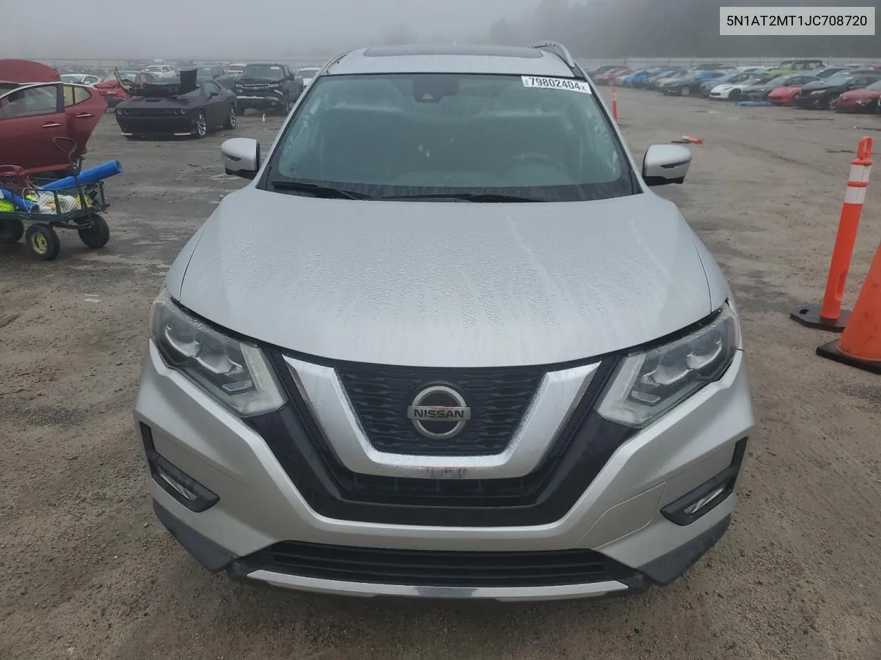 2018 Nissan Rogue S VIN: 5N1AT2MT1JC708720 Lot: 79802404