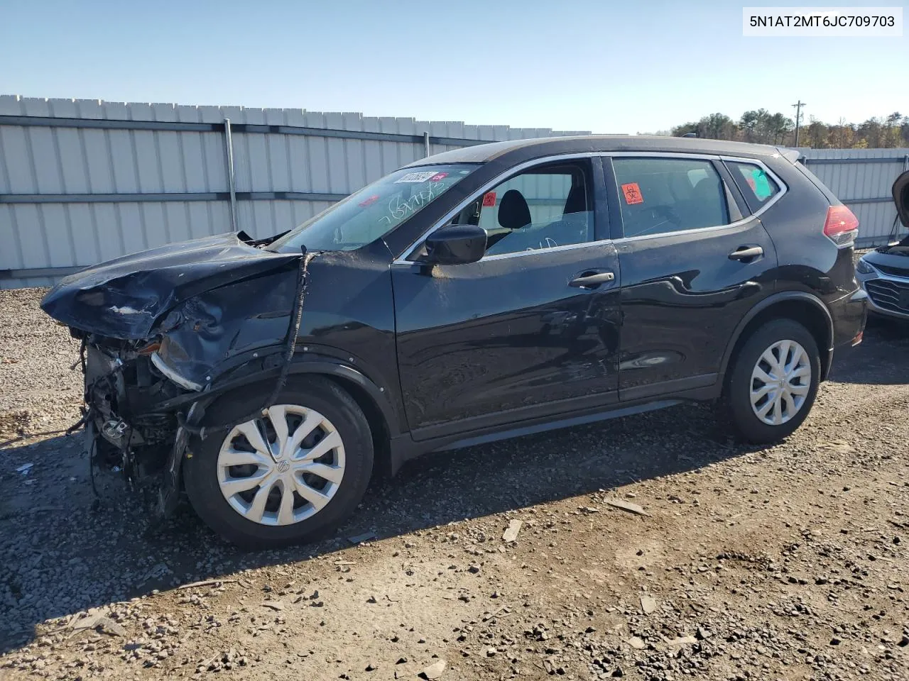 2018 Nissan Rogue S VIN: 5N1AT2MT6JC709703 Lot: 80125824