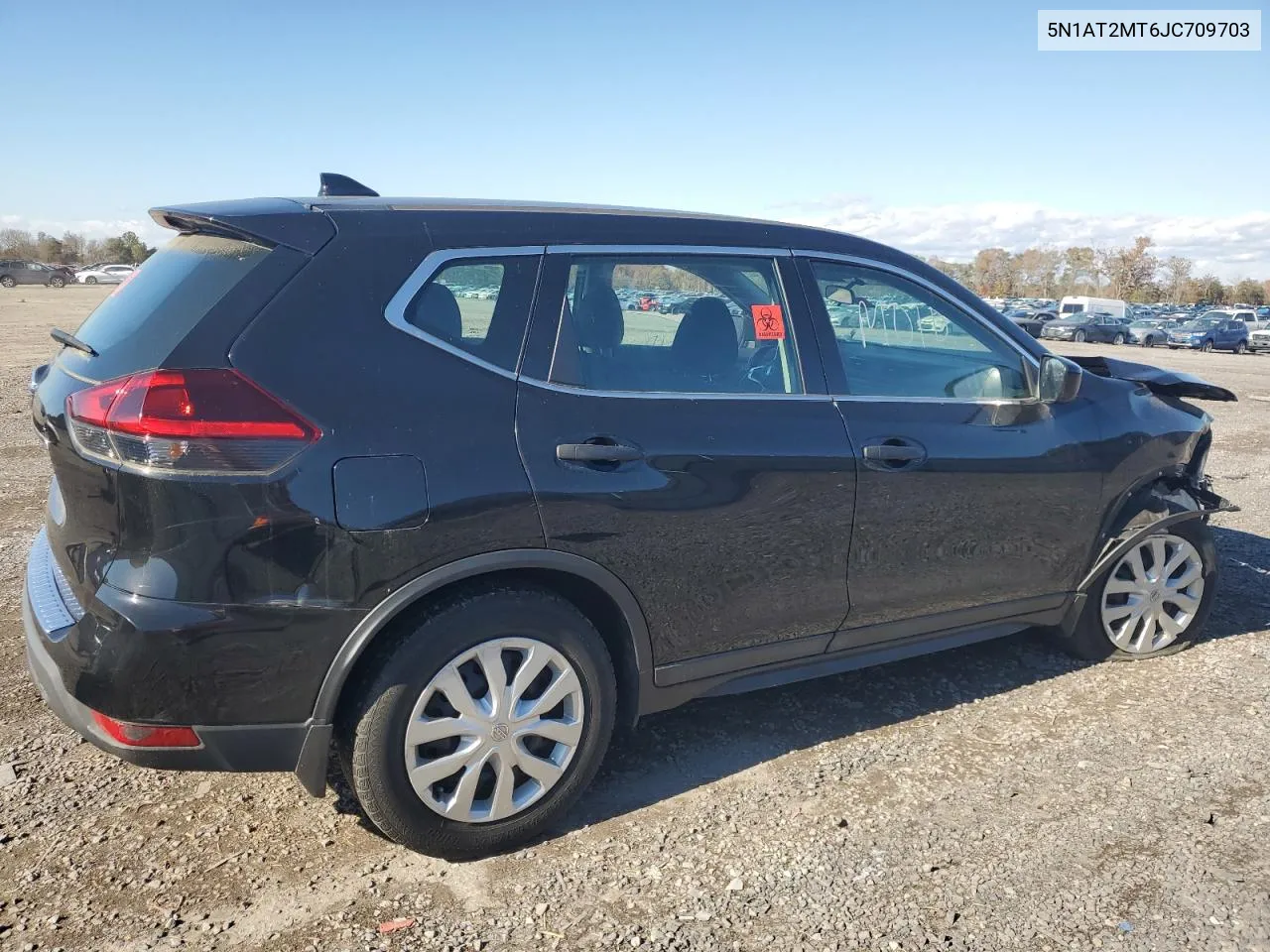 2018 Nissan Rogue S VIN: 5N1AT2MT6JC709703 Lot: 80125824